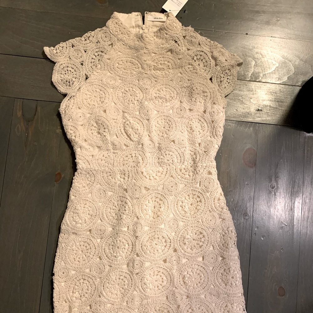 Cream lace dress